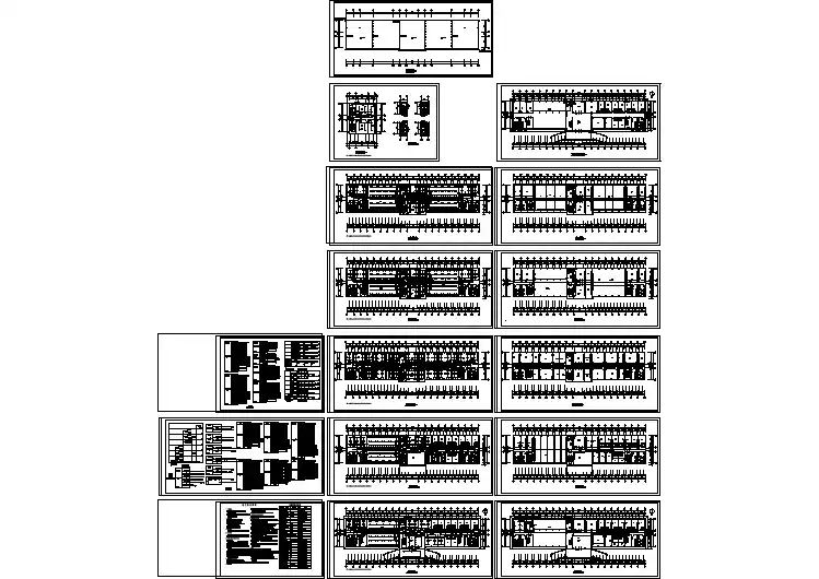 某地区办公楼 (64)号楼电气方案设计cad施工图