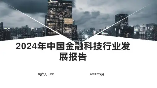 2024年中国金融科技行业发展报告