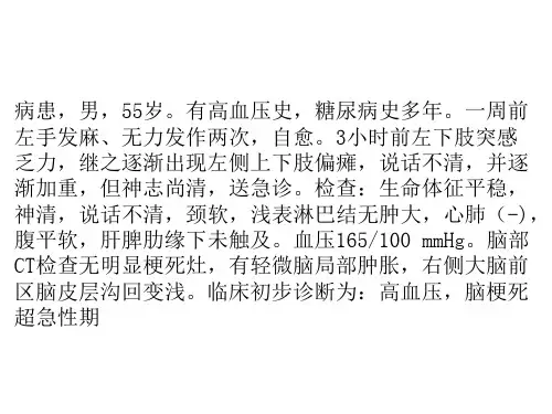 大脑皮层运动功能定位ppt
