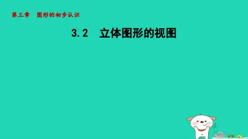 七年级上册第3章图形的初步认识3-2立体图形的视图新版华东师大版