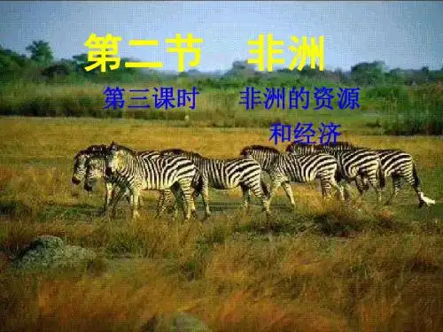 地理湘教版新版七年级下册 非洲的资源与经济 (1) ppt课件