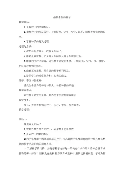 播撒希望的种子