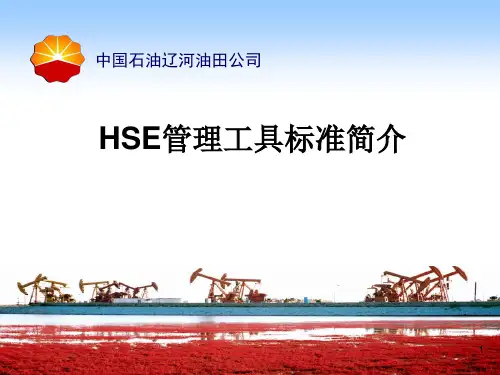 中国石油--HSE管理工具