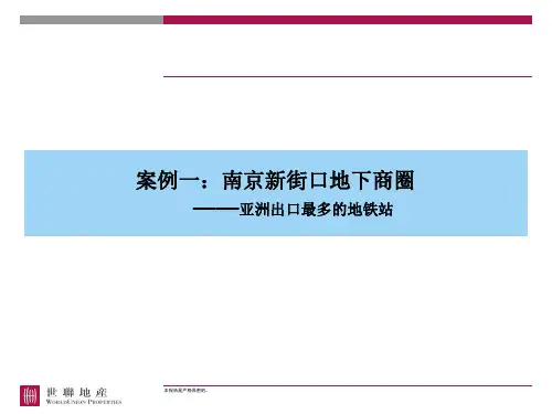 案例分析_南京新街口地下商圈