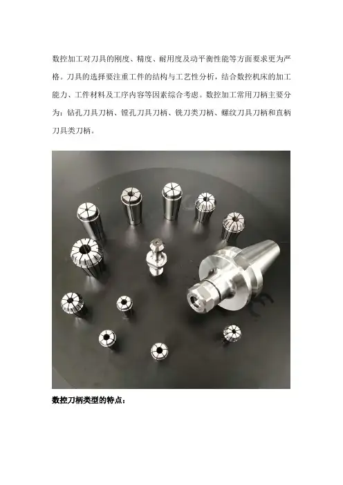 数控刀柄标准型号及参数