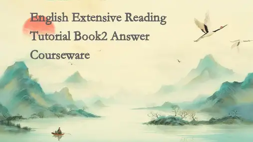 英语泛读教程Book2答案课件PPT