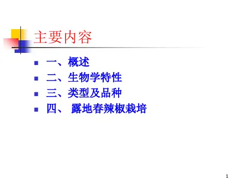 第三节辣椒栽培-1PPT资料37页