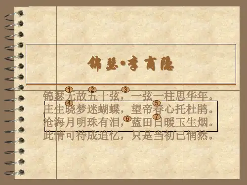 李商隐《锦瑟》赏析