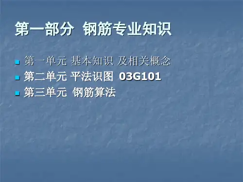 梁柱板钢筋平法标注图解