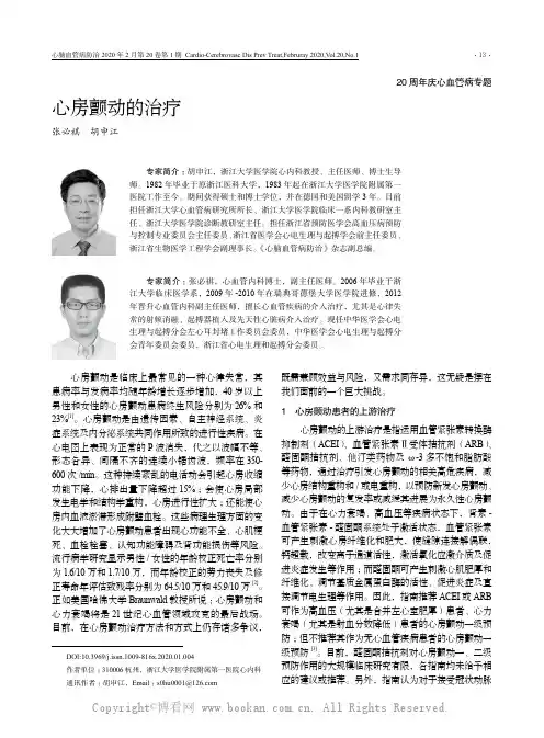 心房颤动的治疗