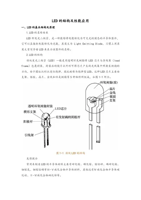 LED的结构及性能应用