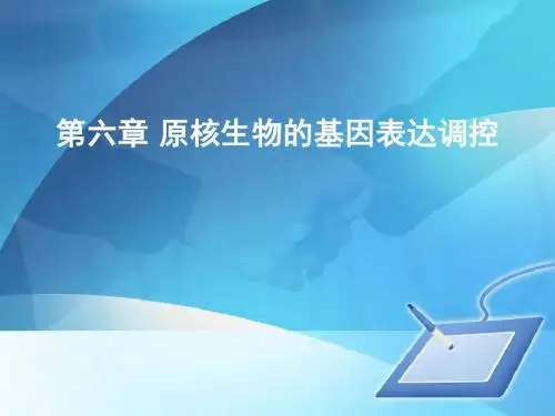 第6章原核生物的基因表达调控