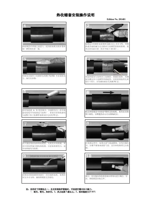 热收缩套操作说明