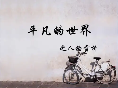 平凡的世界—人物介绍