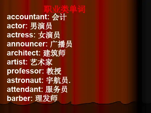 高中英语单词分类记忆优选教学课件
