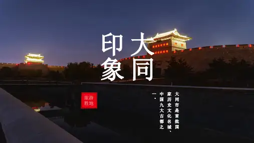 大同城市介绍PPT