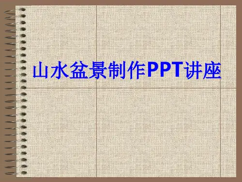 山水盆景制作课件