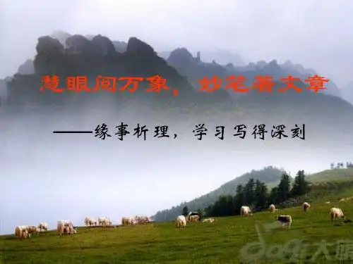 缘事析理_学习写得深刻