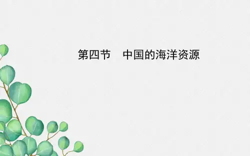湘教初中地理八上《中国的海洋资源》PPT课件 (1)