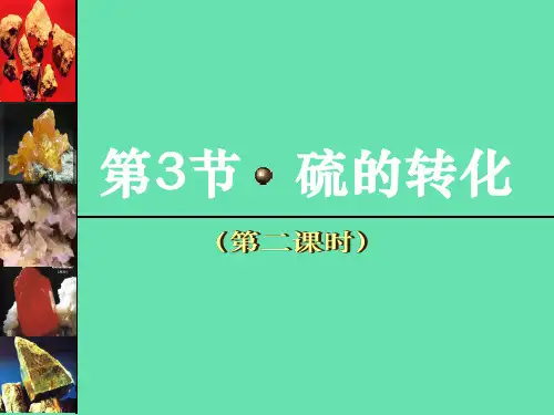 二氧化硫(SO2)PPT课件