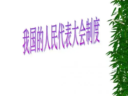 【高中政治】我国的人民代表大会制度ppt精品课件18