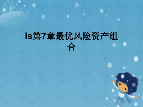 ls第7章最优风险资产组合