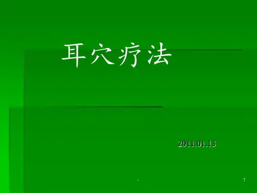 耳穴疗法ppt课件
