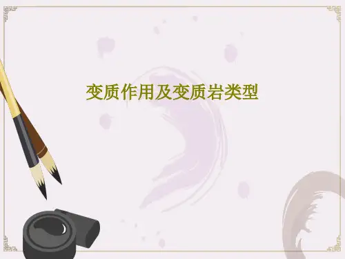 变质作用及变质岩类型PPT文档19页