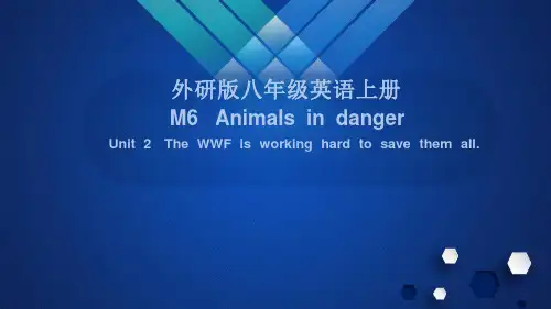 外研版英语八年级上册《Module6 Unit2》说课课件