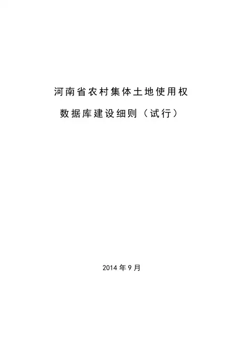 河南省农村集体土地使用权数据库建设细则( 试行)(豫国土资发【2014】96号) (17)