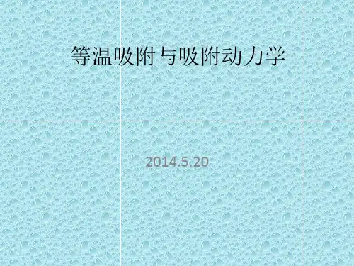 吸附等温线与动力学
