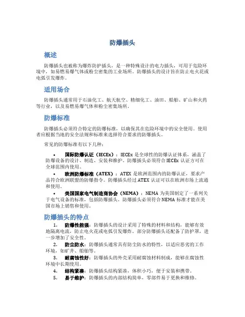 防爆插头_精品文档