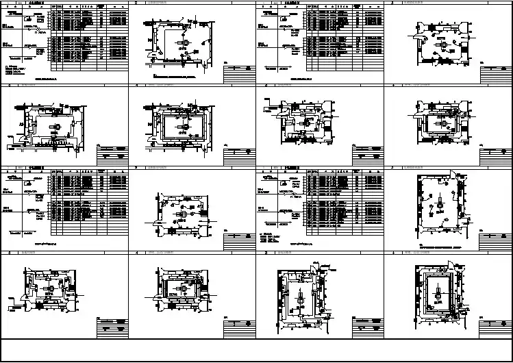 某医院手术室电气设计cad施工图