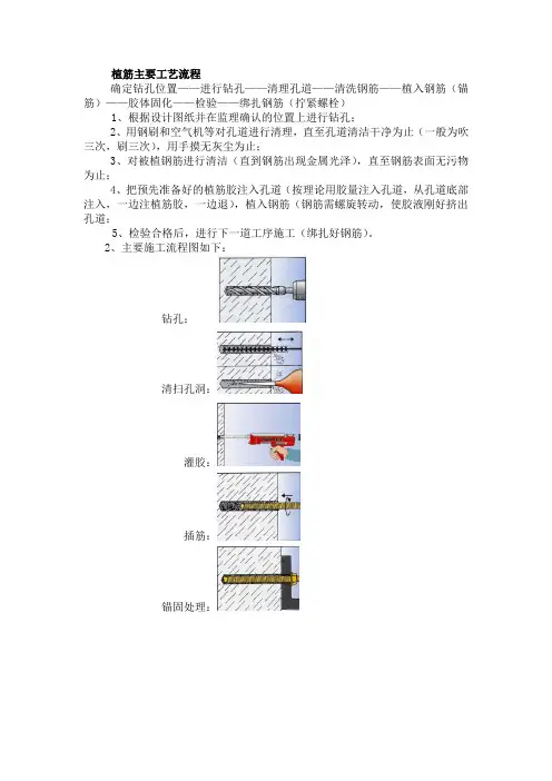 植筋主要工艺流程