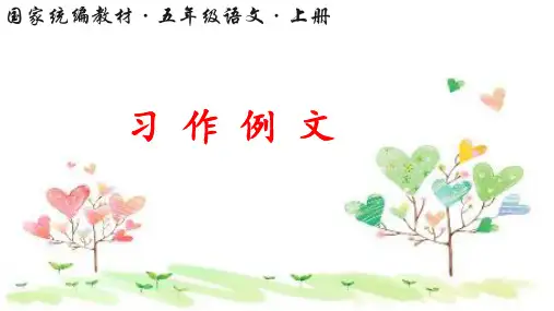 统编版五年级语文上册习作《介绍一种事物》优秀课件(共49张PPT)
