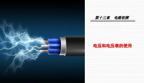 电压和电压表的使用PPT课件