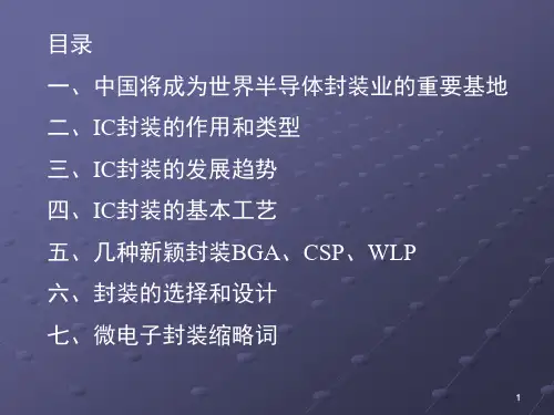 集成电路封装技术