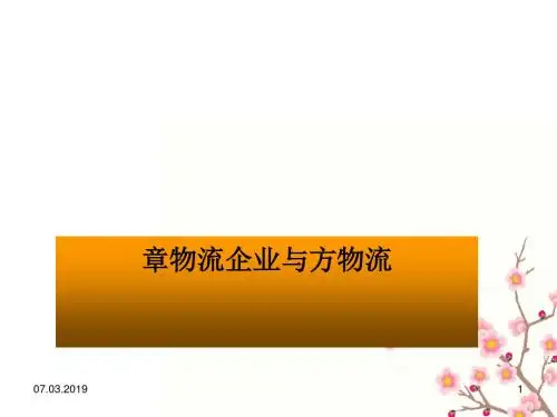 物流企业与第三方物流讲义(PPT69张)