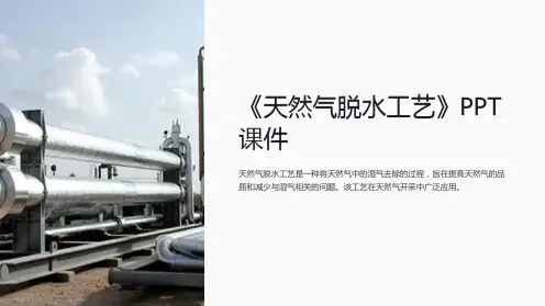 《天然气脱水工艺》课件