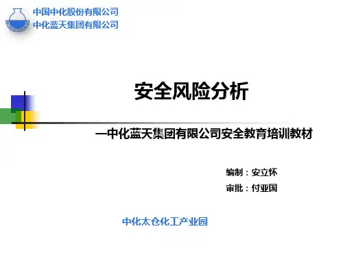 安全风险分析课件教材