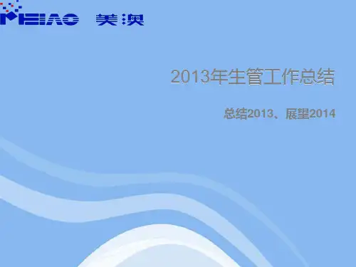 生管工作总结.ppt