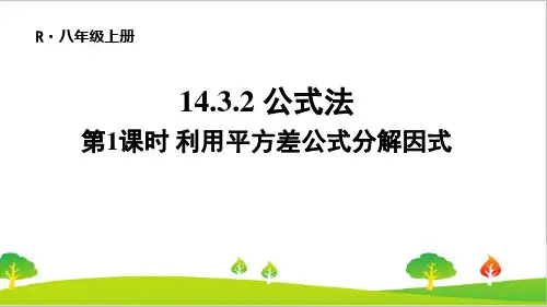 最新人教版初中八年级上册数学《利用平方差公式分解因式》精品教案