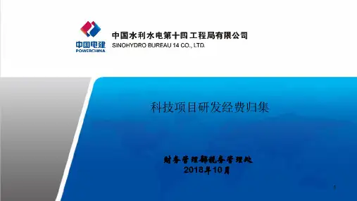 01 科技项目研发经费归集ppt课件