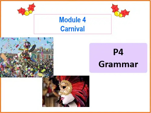 外研版高中英语必修五课件：Module4 Grammar (共35张PPT)