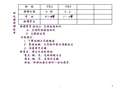 烹饪工艺课件糊浆芡ppt课件