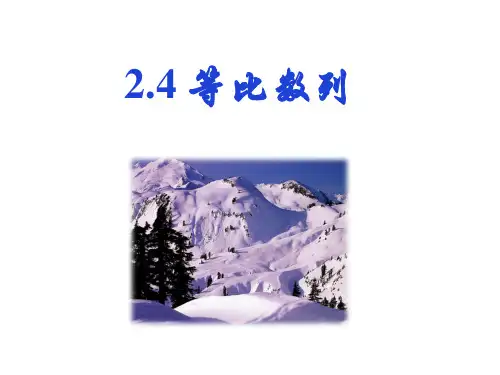 等比数列PPT课件