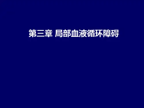 病理学课件 04第三章血液循环障碍