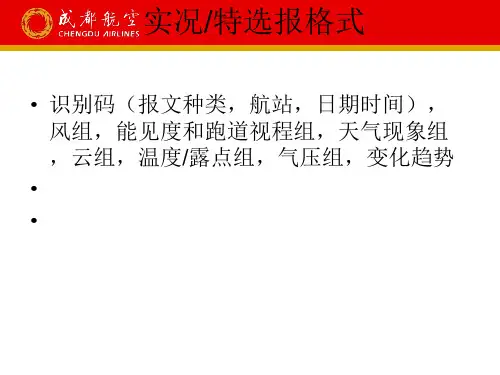 航空气象培训讲义(ppt41张)
