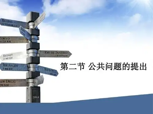 宁骚《公共政策学》第五章 第二节