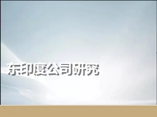东印度公司研究(最新整理).ppt
